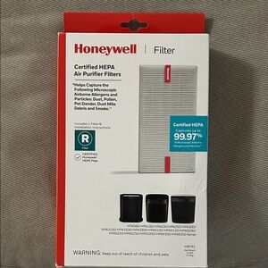 Honeywell Certified HEPA Air Purifier Filter - White